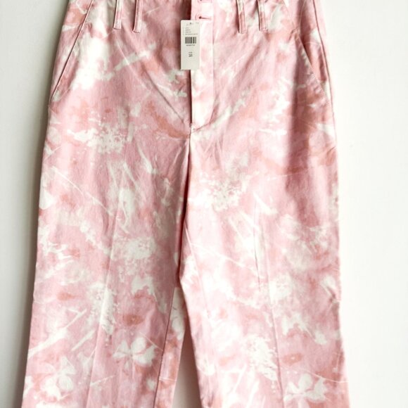 By Anthropologie Pink Tie Dye Jamie Trousers 28 - Picture 5 of 5